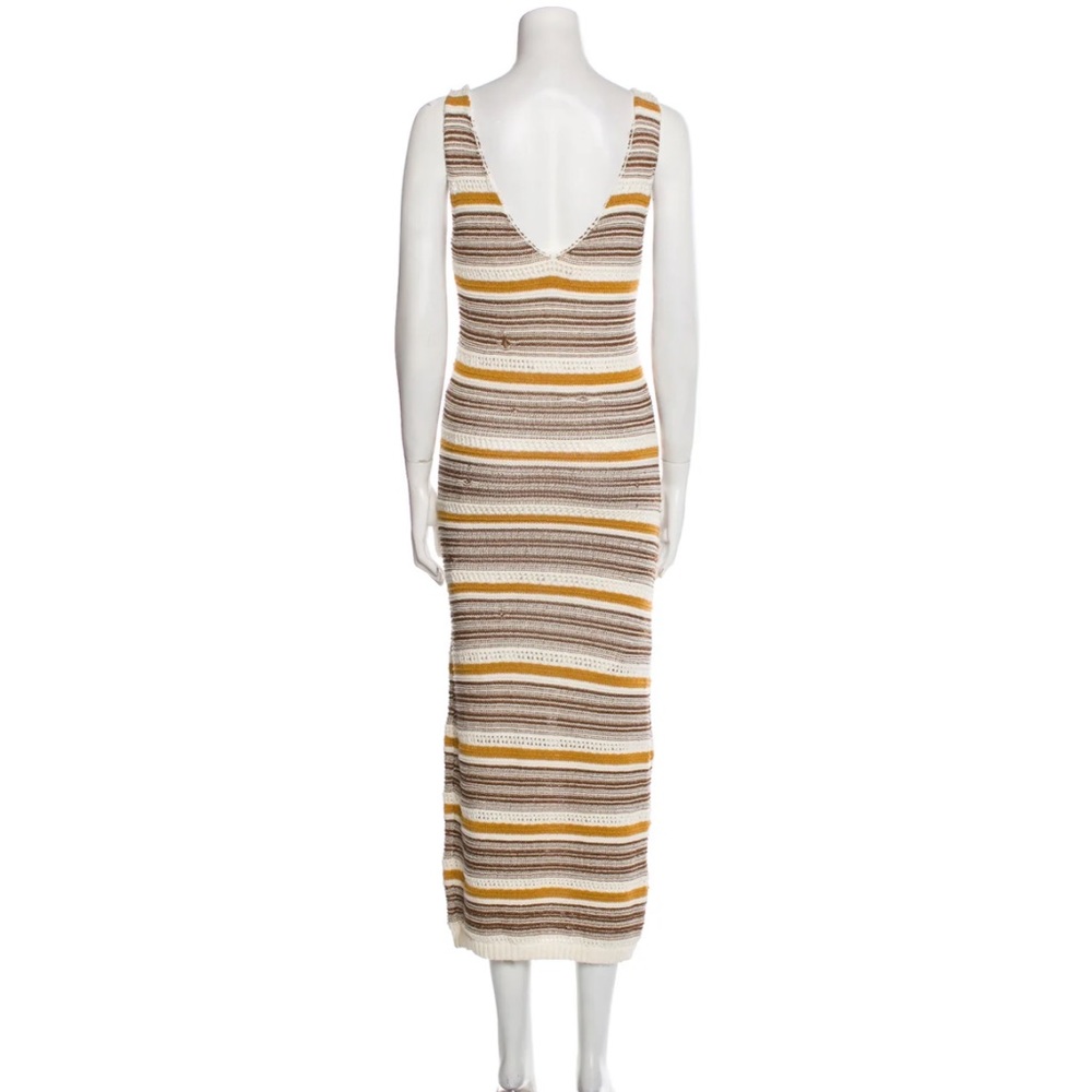 House of Harlow stripe knit midi dress